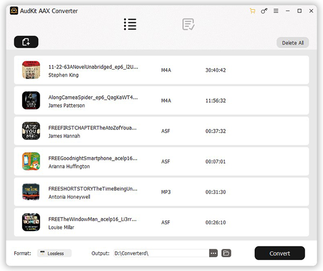 import audible files to audkit converter