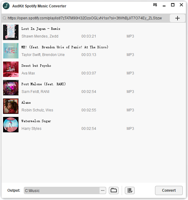 add spotify music to audkit spotilab