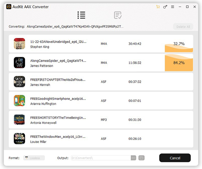 convert audible original books offline