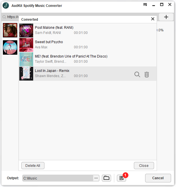 converted spotify podcasts