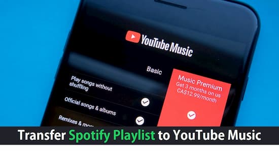 os usuários podem transferir a playlist do spotify para a música do myspace