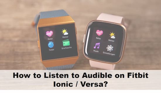 audible on fitbit ionic