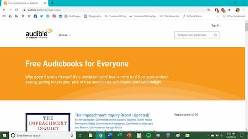 audible for free