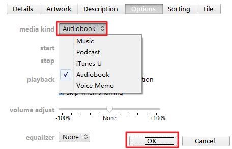 convert mp3 to audiobook itunes