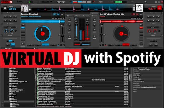 virtual dj pro spotify