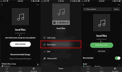 Add Local Files to Spotify on iPhone / Android / Computer