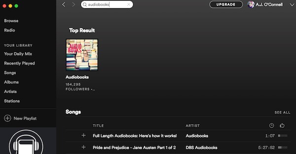 search spotify playlist