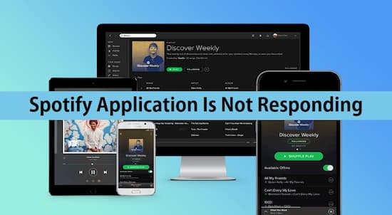 the spotify application is not responding