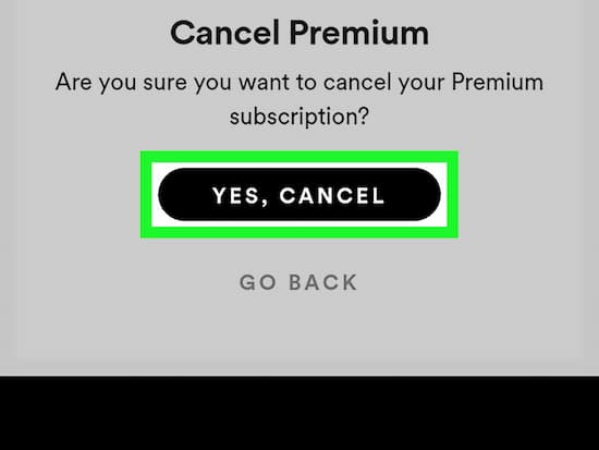 cancel spotify duo plan