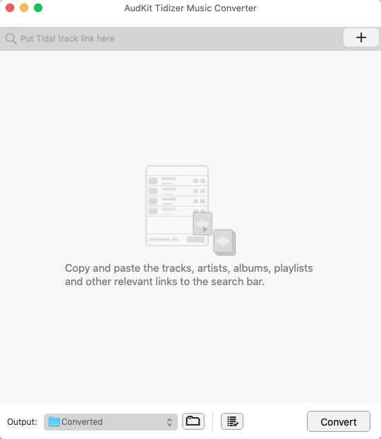 AudKit Tidizer Music Converter for Mac Screenshot