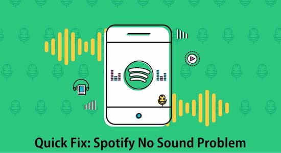 spotify no sound