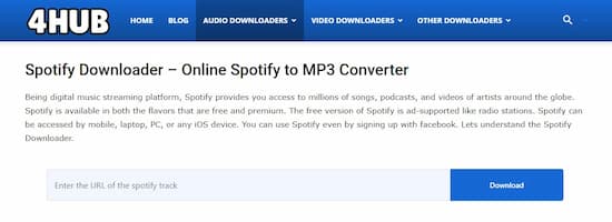 4hub spotify downloader