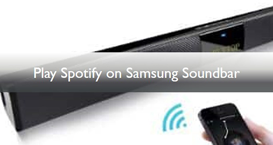 play spotify on samsung soundbar