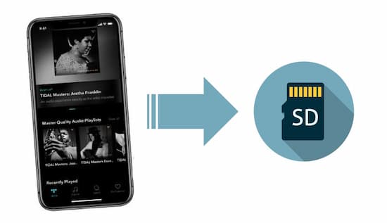 download tidal music to sd card