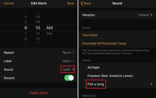 use spotify as alarm by alarm clock