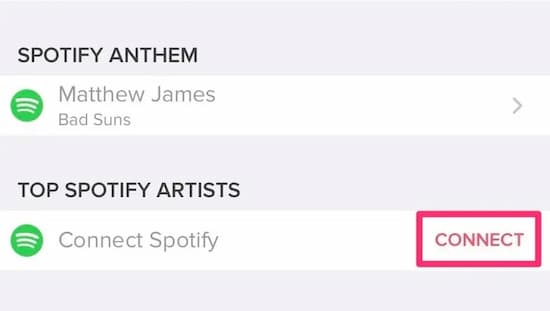connect spotify