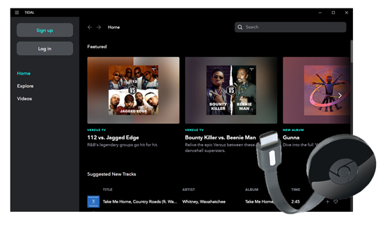 How to Stream Tidal to Chromecast Phone & PC