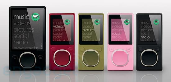 spotify to zune player