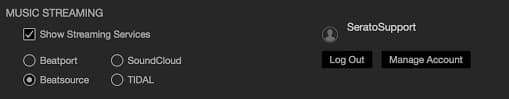 beatsource link with serato