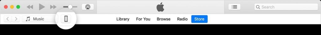 open itunes window