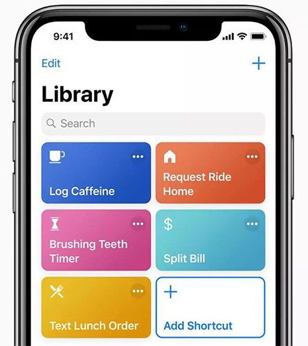 create a new shortcut