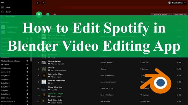 spotify to blender