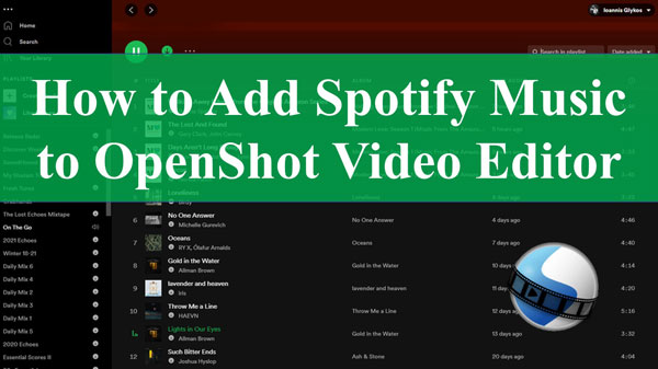spotify to openshot
