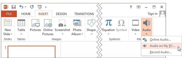 add spotify music to powerpoint