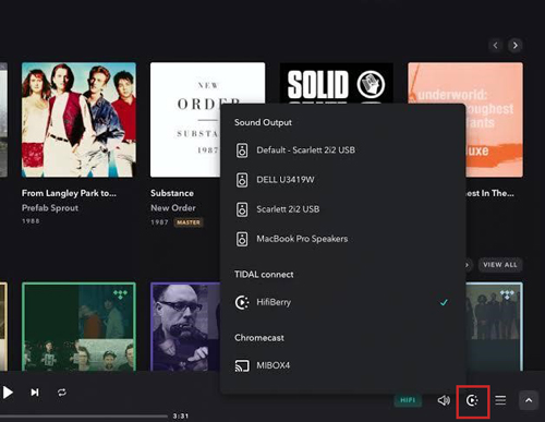 TIDAL App now can control Cary streamers via TIDAL Connect Wi-Fi casting