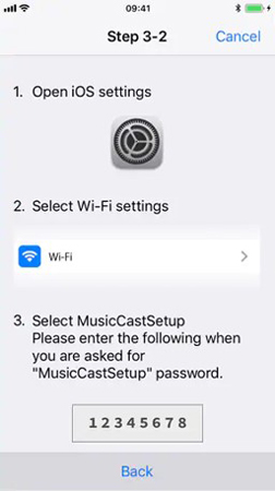 set wifi for yamaha musiccast speaker