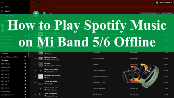 spotify on mi band
