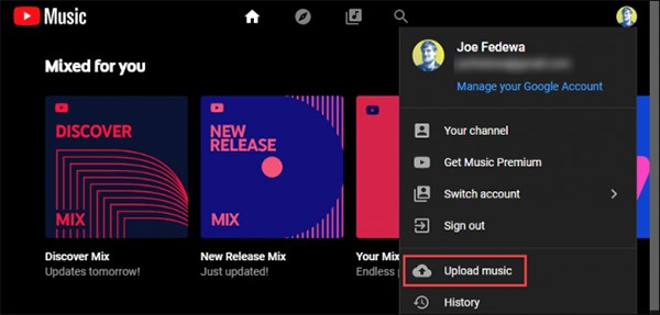 transfer tidal playlist to youtube music