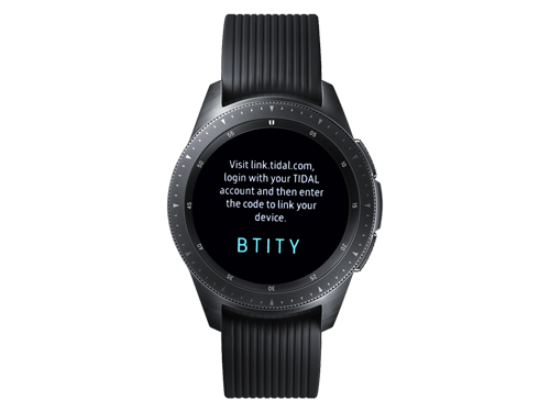 link tidal to galaxy watch