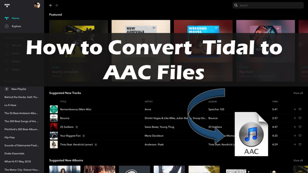 download tidal to aac
