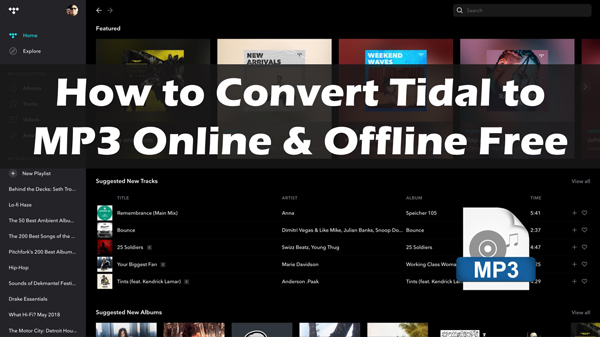 tidal to mp3 online