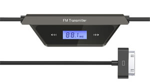use fm transmitter to play audible in the car