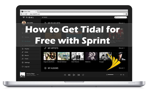 how to get tidal with sprint
