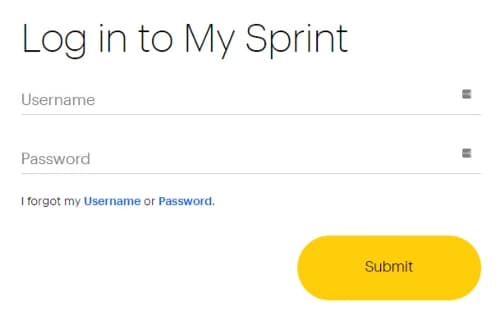 log in to get tidal with sprint