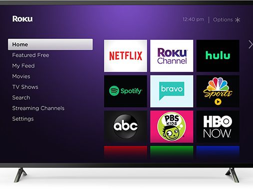 select streaming channels on tv