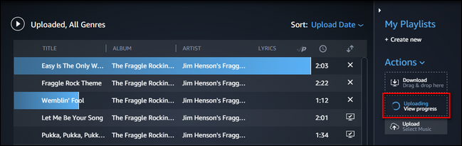 upload spotify to alexa by amazon music app