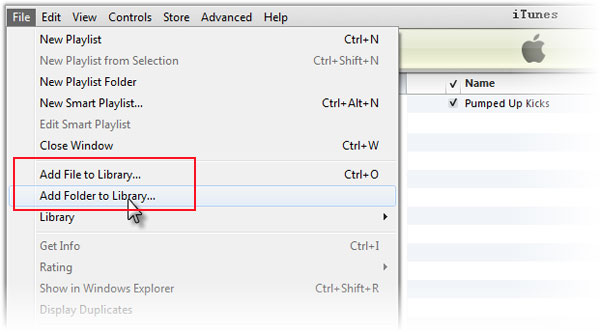 add files to itunes