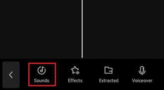 choose sounds to upload tidal on tiktok