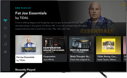 play tidal on samsung tv