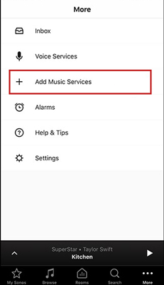 how to connect tidal to sonos on phone