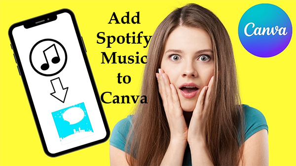 add spotify music to canva