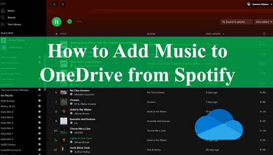 spotify onedrive