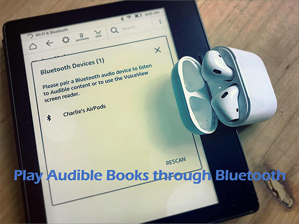 how to play audible through bluetooth