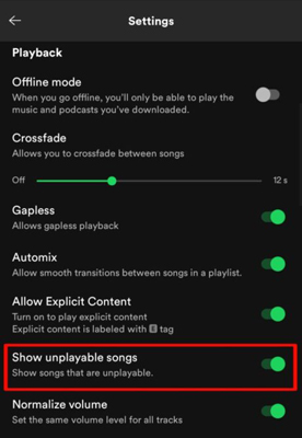 how to see disliked songs on spotify