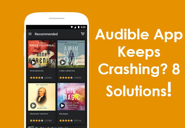 audible app keeps crashing