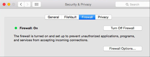 disable firewall to fix spotify mac not working